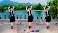 最新吕芳广场舞《梦中的村落》正背面及分解