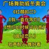 广场舞串烧《红颜知己》《想你的时候问月亮