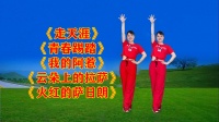 广场舞串烧《走天涯》《我的阿惹》《云朵上