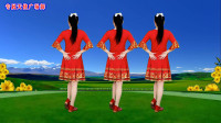 广场舞《十八的姑娘一朵花》教学版 零基础