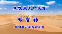 相悦夏天广场舞《梦驼铃》原创健身舞 正背