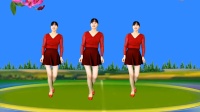 阳光香果广场舞《昨夜你又来我梦里》正背面