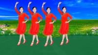 玫香广场舞《草原骏马飞》正背面附教学