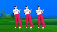 玫香广场舞《你会爱我到什么时候》正背面附