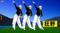 小慧广场舞《狂野》64步爆火简单版本