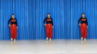 舞动青春广场舞《梦里梦外想着你》正背面演
