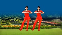 阳光香果广场舞《泪蛋蛋打湿心尖尖》正背面