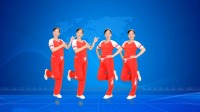 玫香广场舞《开心摇》32步正背面附教学